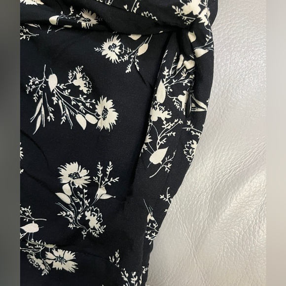 NWT - Frank & Oak Women’s 3/4 Puff Sleeve Floral Print Midi Dress - Size XS - Picture 8 of 13